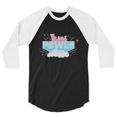 Stand Proud Trans Power 3/4 Sleeve Raglan Shirt